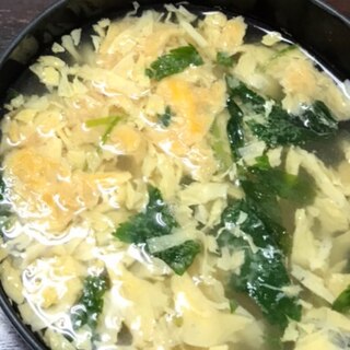 ニラと卵のスープ